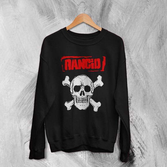 Rancid Logo Punk Rock Band Vintage Hardcore Tour Music Streetwear Sweatshirt 91 - Picture 1 of 5